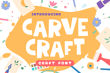 Carve Craft - Craft Font