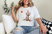 Retro Cowgirl Cactus png, Western, an Illustration by SharpMarketplace (Thumbnail 6 of 9)