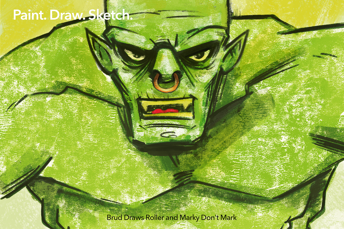 Procreate Cray-Cray Crayon Brushes, a Brush Add-On by Ink Gang Boss (Photo 5 of 8)