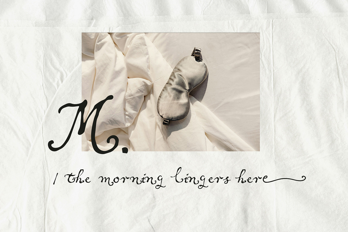 Sunday Ink - Soft Handwritten Script, a Script Font by Mneme (Photo 5 of 8)