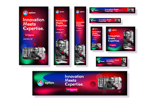 Corporate Web Banner Ads Design, a Social Media Template by CreativeShaper