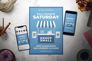 Small Business Saturday Flyer Set