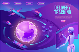 Isometric delivery service with