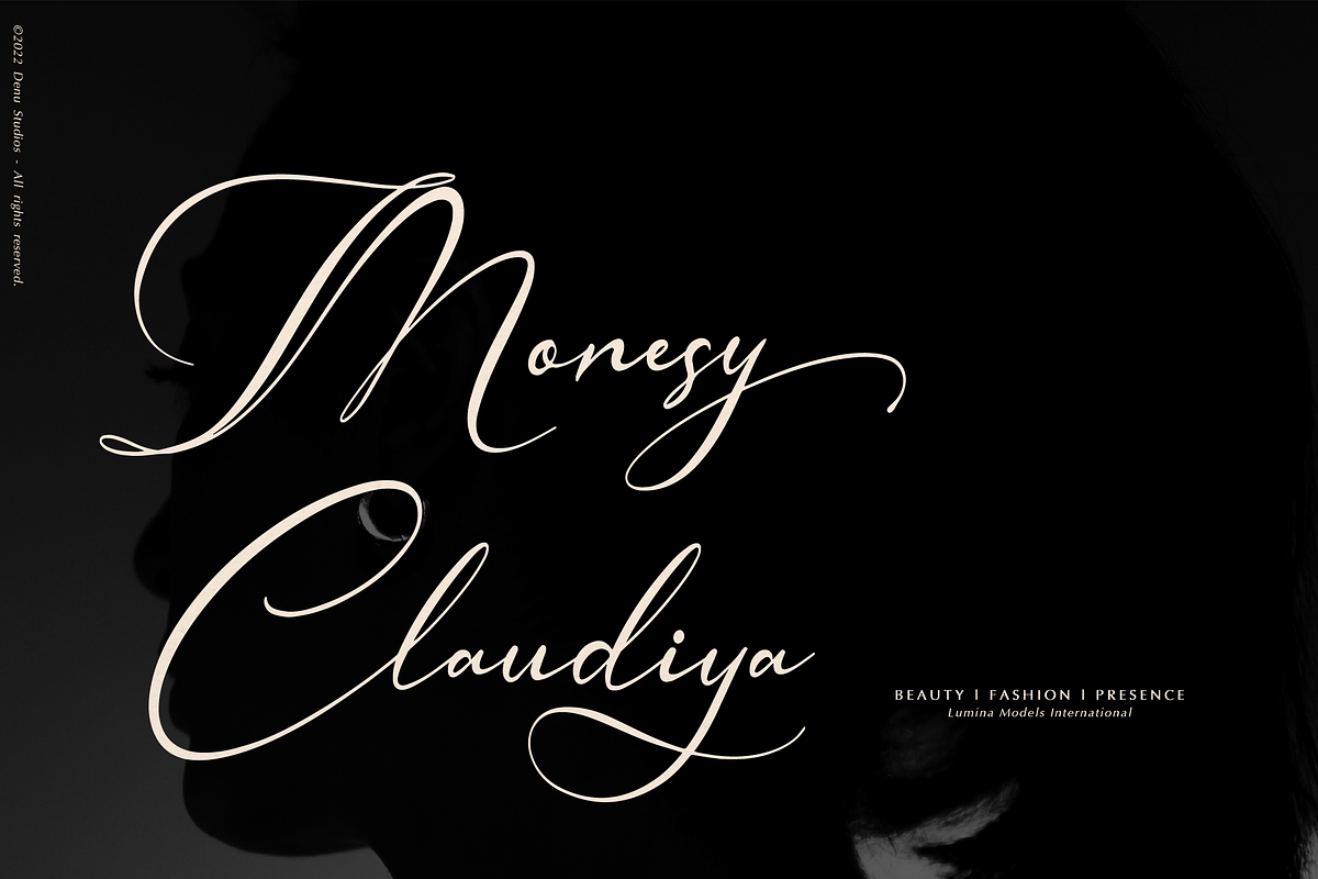 Hamedory Dumbless Modern Calligraphy, a Script Font by Denustudios (Photo 3 of 12)