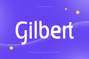 Gilbert - Unique Modern Sans Serif, a Sans Serif Font by Hamz Studio (Thumbnail 1 of 17)