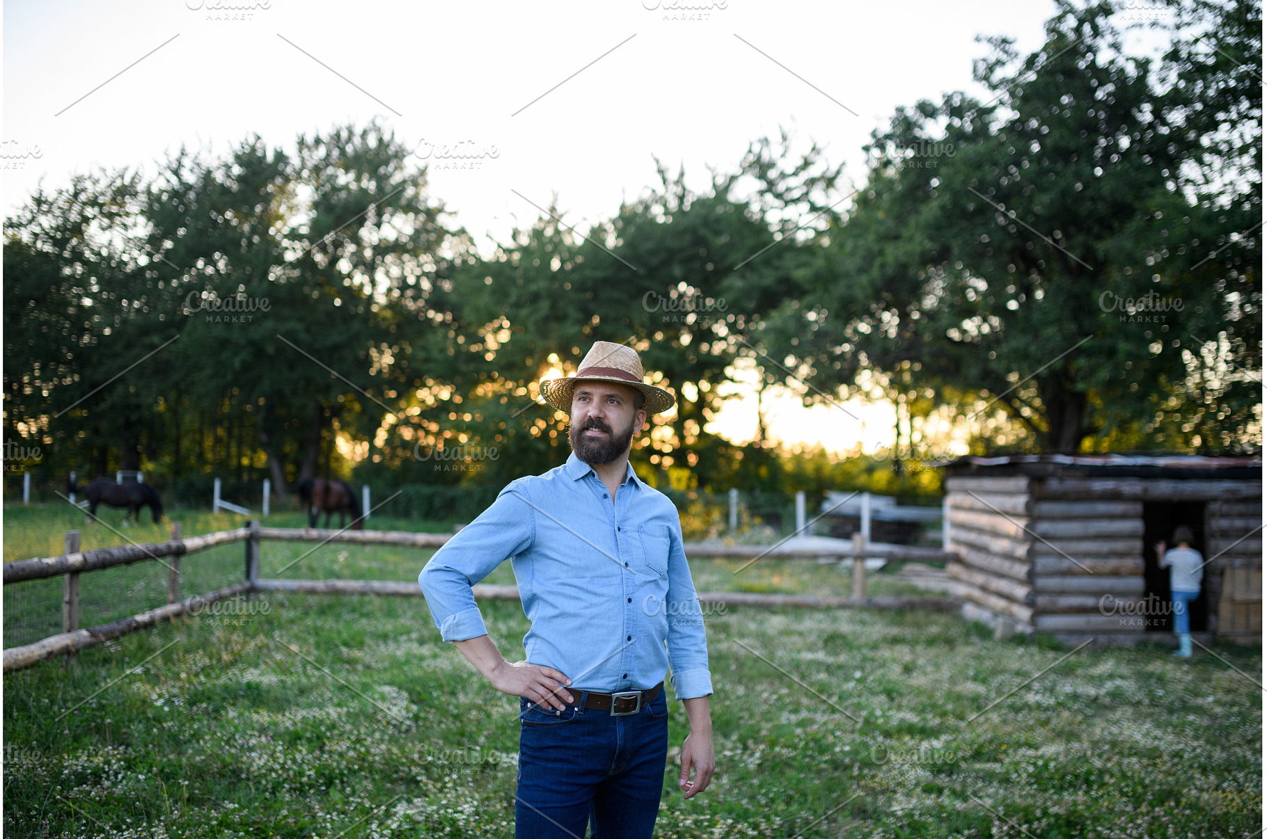 A portrait of mature man farmer, a Person Photo by HalfPoint