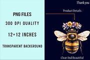 Summer Little Bees PNG, an Illustration by SinaCreation (Thumbnail 4 of 5)