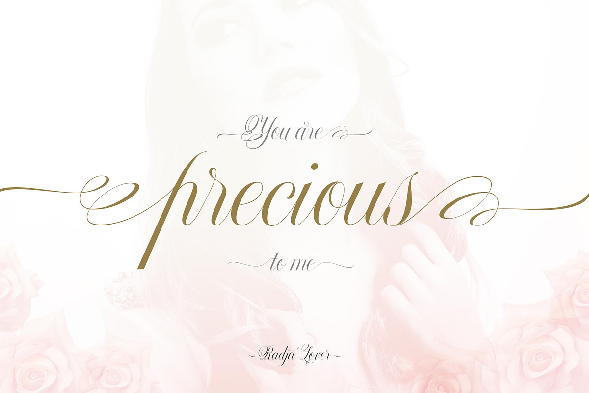Radja Lover Script, a Script Font by alit design (Photo 8 of 20)