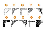 100 Viking pattern Stamp Brush, a Brush Add-On by vectstudio (Thumbnail 7 of 11)
