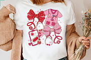 Pink Valentine Nurse Png, an Illustration by Designking (Thumbnail 3 of 6)
