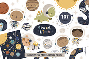Space time Kids illustrations, an Animal Illustration by tatiletters (Thumbnail 1 of 12)