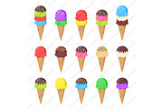 Ice Cream clipart, an Object Graphic by PolpoDesign (Thumbnail 2 of 5)