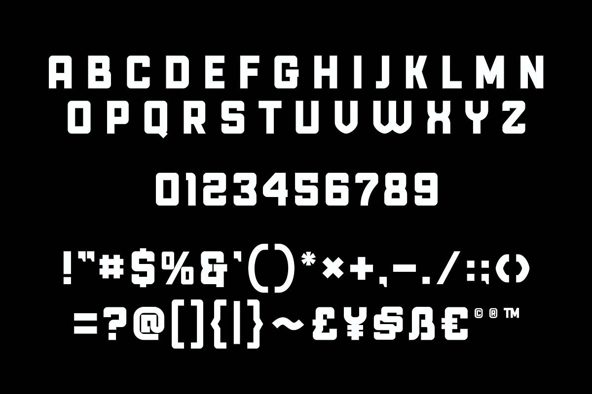 Union College a Sporty Display Font, a Sans Serif Font by Blankids Studio (Photo 9 of 11)