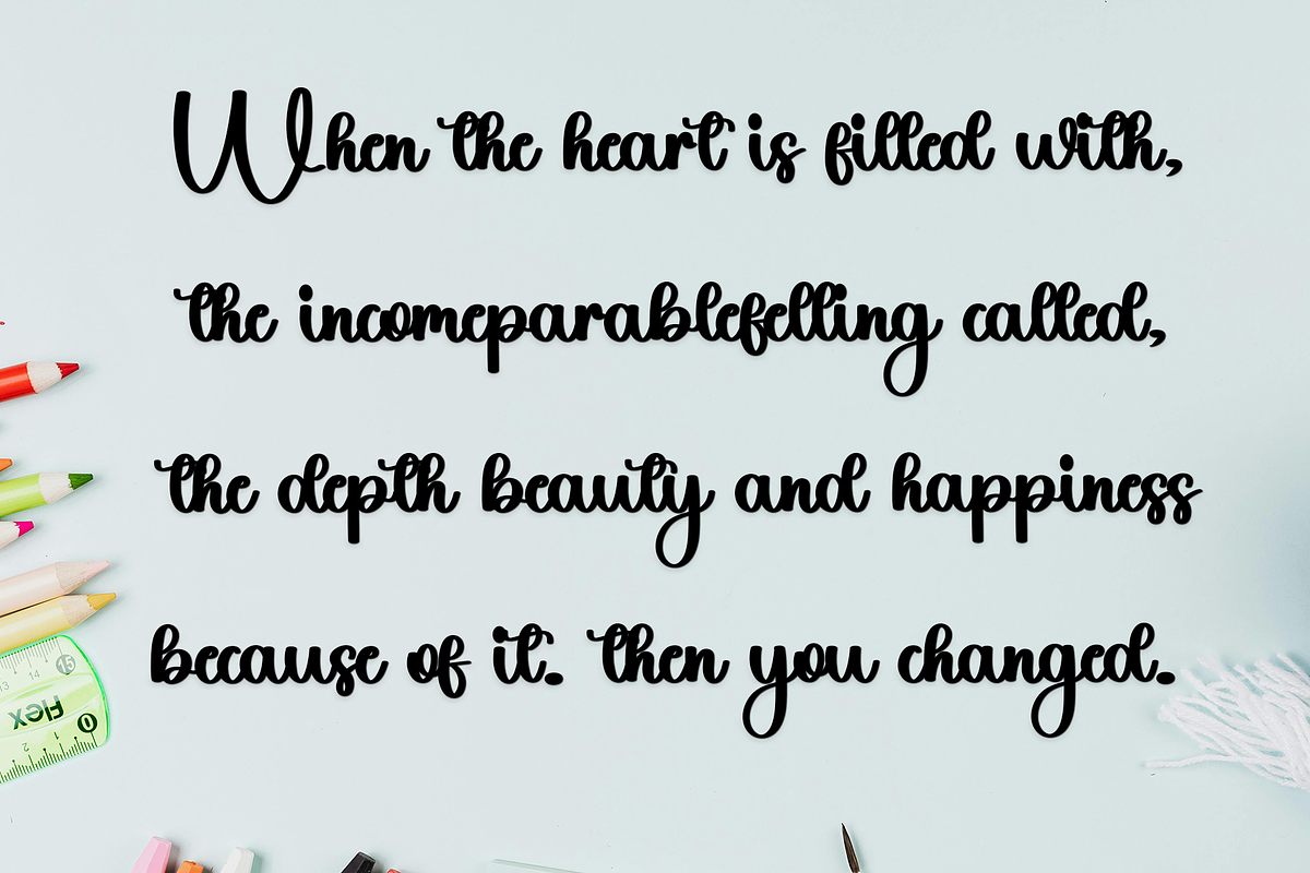 Darling, a Handwritten Font by FreshTypeINK (Photo 8 of 9)