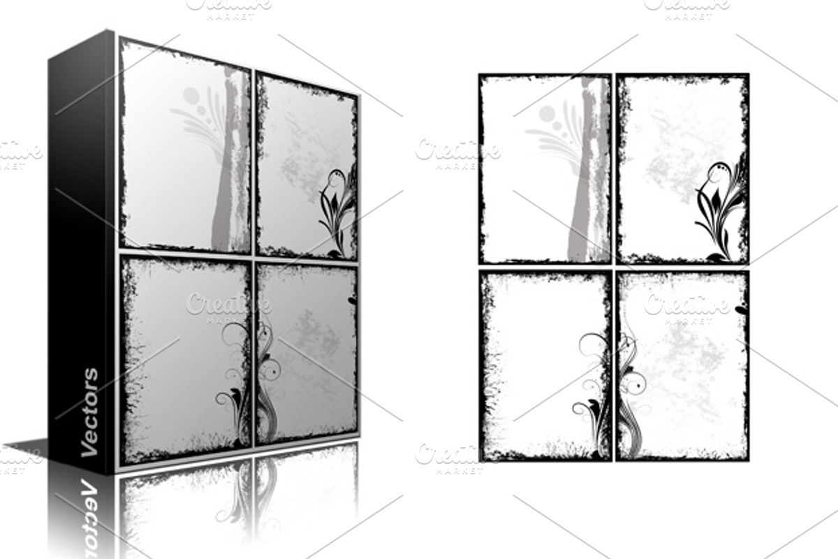 Grunge Photo Frames & Borders preview 3