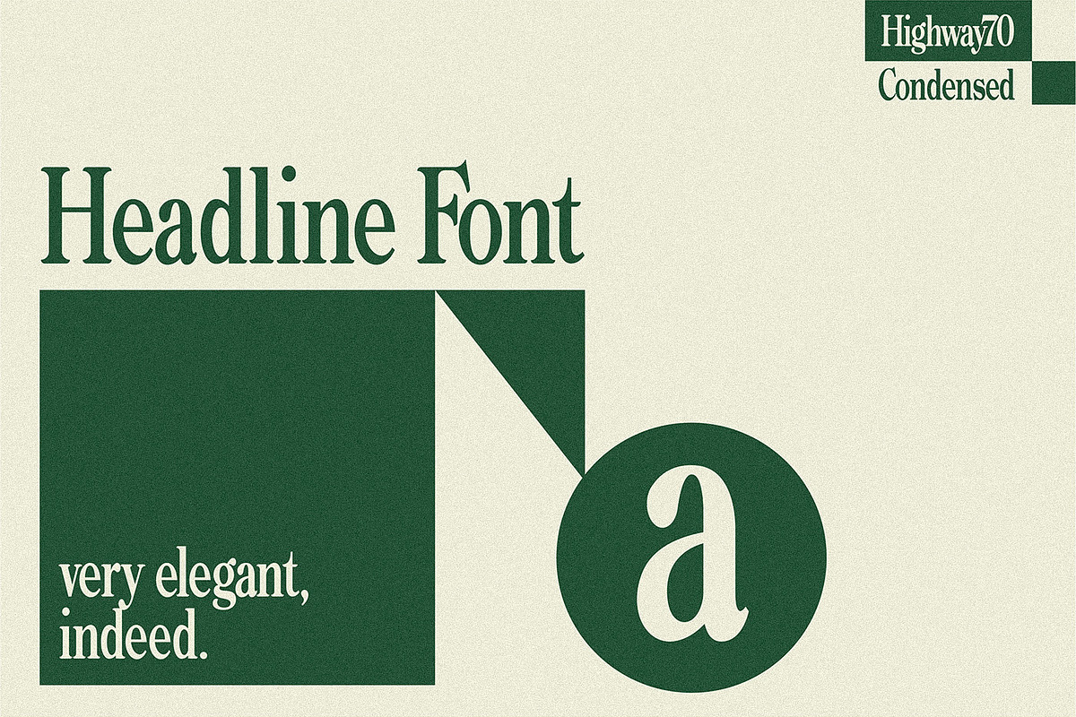 Highway 70 Condensed - Retro Serif, a Serif Font by Lateral Design (Photo 13 of 17)
