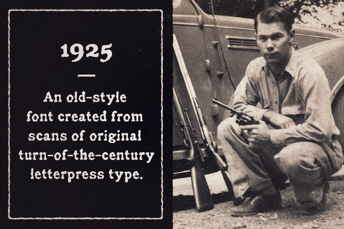 Historical Press font preview 3