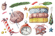 Christmas watercolor collection, an Object Illustration by My watercolor shop (Thumbnail 3 of 5)