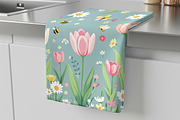 Kitchen linen towel mockup, a Product Mockup by Rami's Mockups (Thumbnail 3 of 3)