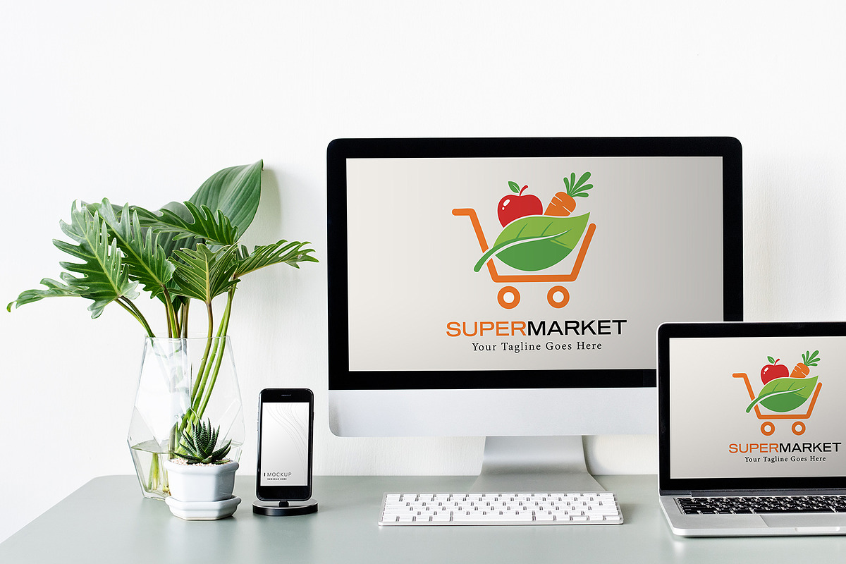 Grocery & Supermarket Logo Template preview 3