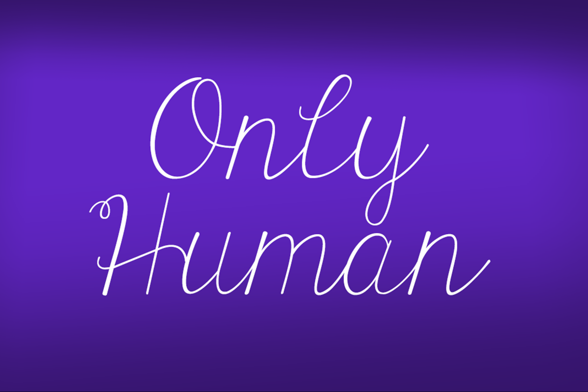 KG Only Human Font