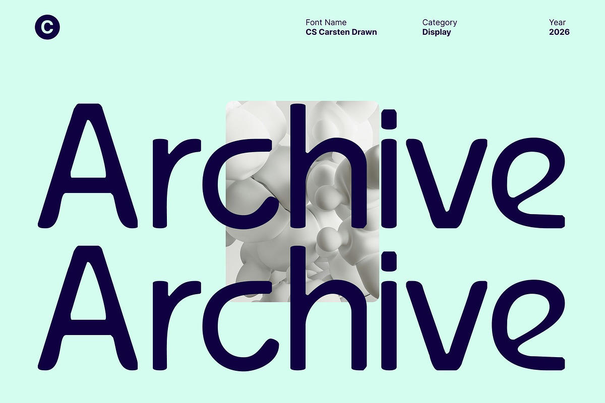 CS Carsten Drawn, a Sans Serif Font by Craft Supply Co. (Photo 7 of 8)