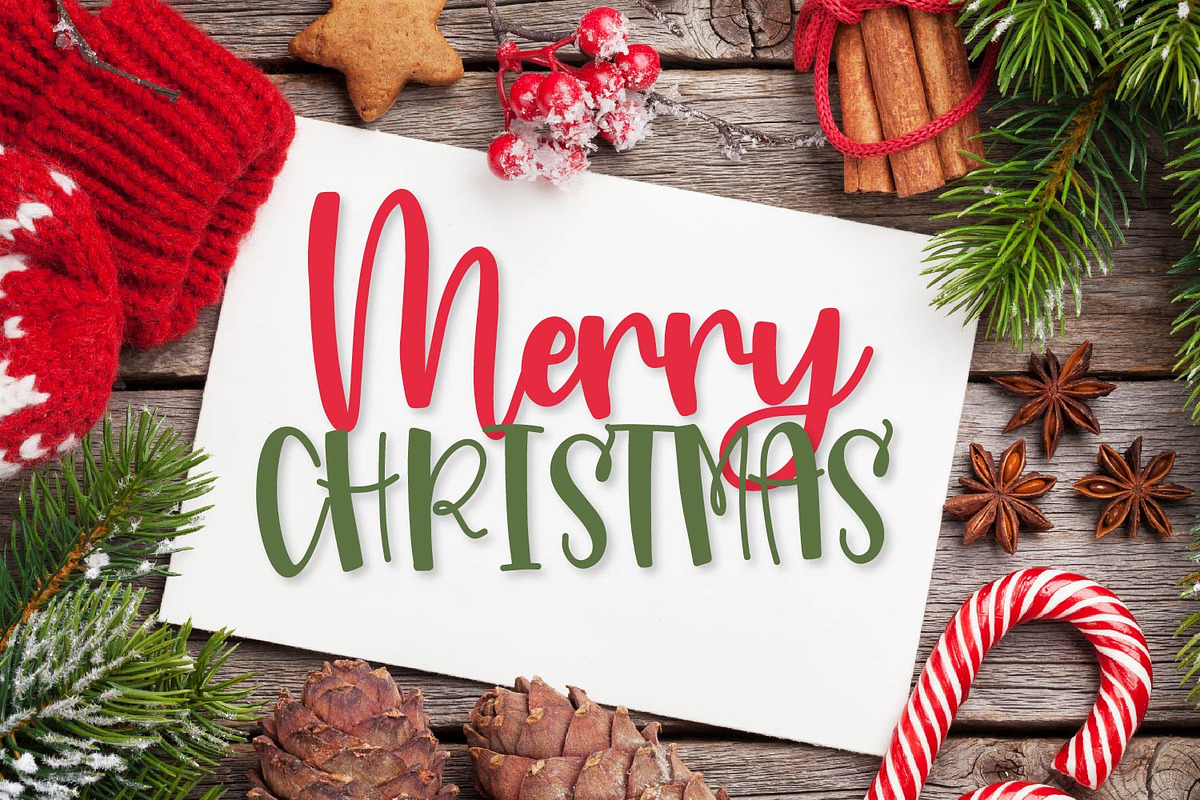 Holiday Colors - Script & Print Duo preview 6