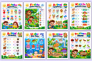 Kids Discovery Activity Workbook Kdp, a Stationery Template by Mustafiz (Thumbnail 3 of 5)