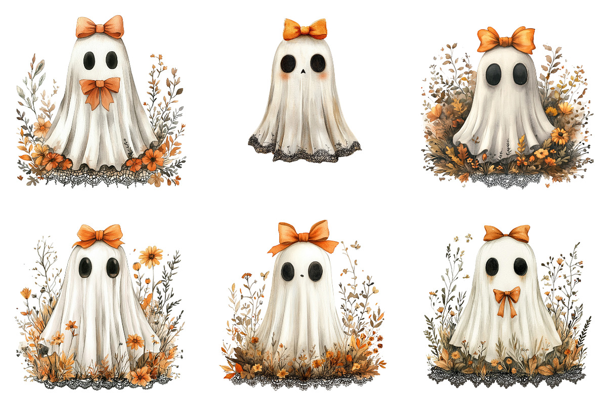 Girly Spooky Season Png, an Illustration by SinaCreation (Photo 3 of 7)