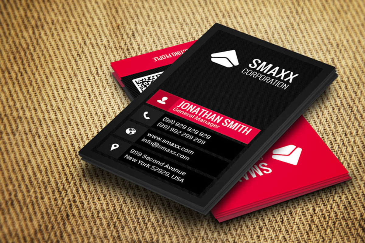 Modern Corporate Business Card CM006, a Business Card Template by annozio (Photo 3 of 4)