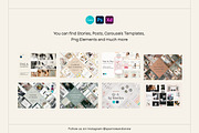 SALE! Social Kit BUNDLE Canva and PS, a Social Media Template by Sparrow & Snow (Thumbnail 3 of 20)