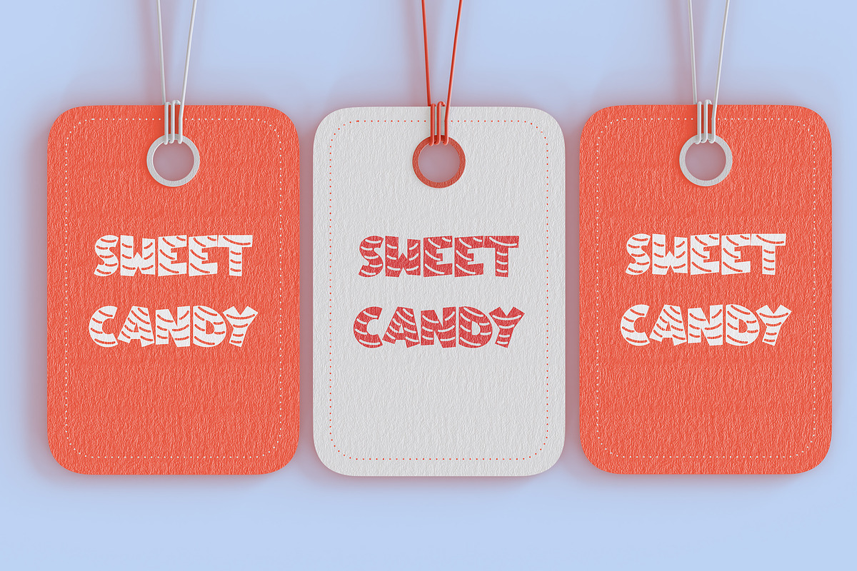 Christmas Candy, a Handwritten Font by HATFSTUDIO (Photo 5 of 8)