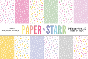 Easter Sprinkle Digital Paper Set
