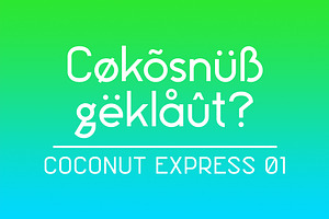 Coconut Express Font