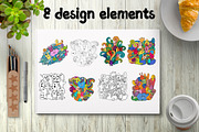 Cute Monsters, a Pattern Graphic by Olesya Agudova (Thumbnail 7 of 9)