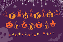 Pumpkin Party is a Halloween font