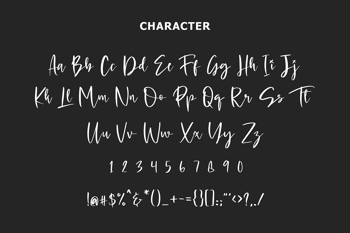 Leghis Handwritten Script Font, a Script Font by Giant Design (Photo 10 of 10)