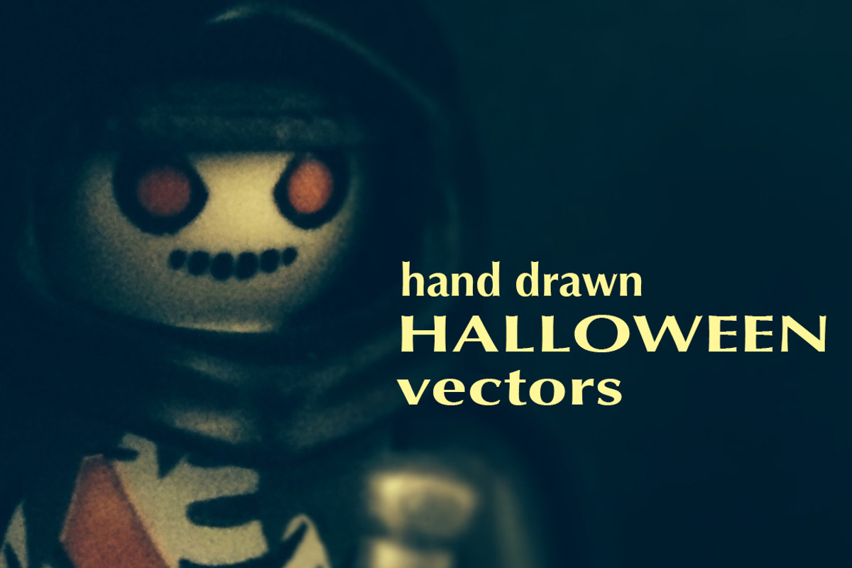 Hand drawn halloween vector