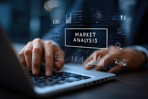 Market Analysis Data Charts Graphs L, a Photo by Pixeness Studio