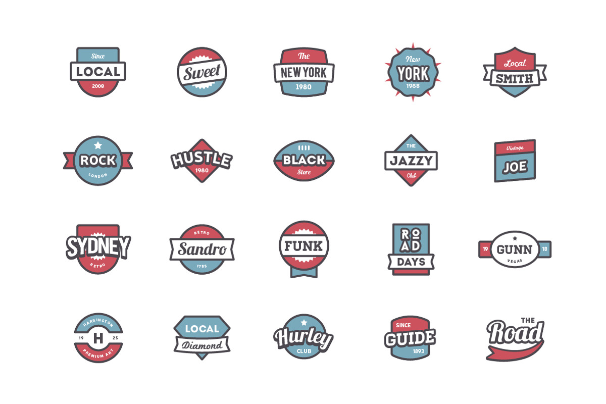 20 Tiny Logos, a Branding & Logo Template by vuuuds