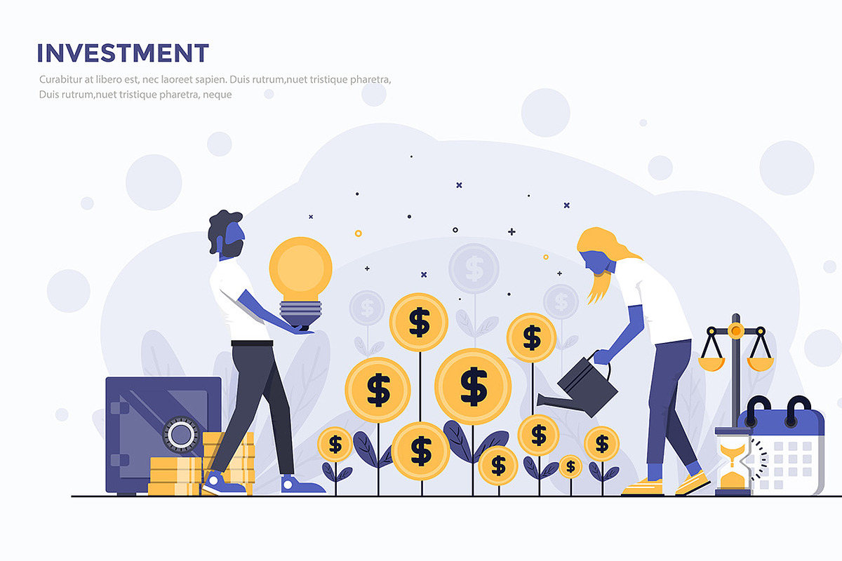 Modern Flat Design Business Concepts, a Person Illustration by Creative Graphics (Photo 4 of 12)