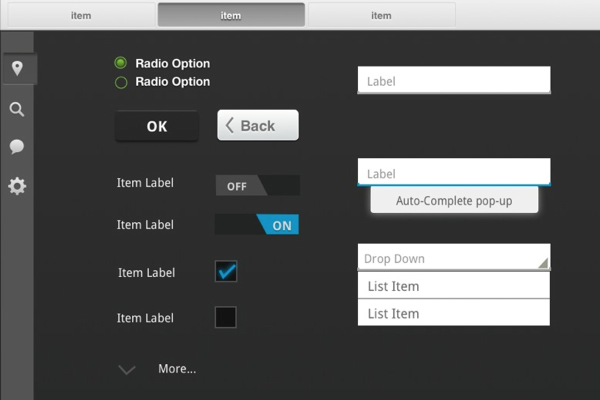 Illustrator Android UI Templates, a Product Mockup by Amir Khella (Photo 3 of 5)