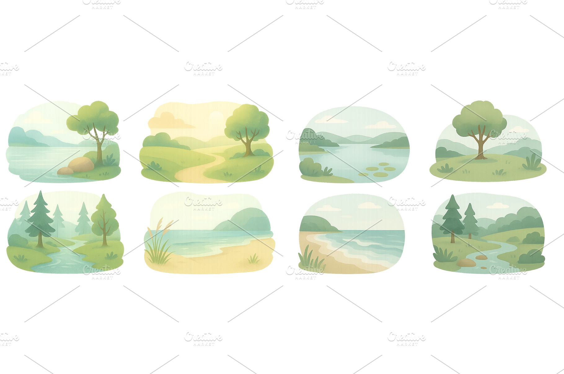 Scenic landscapes showcasing serene, a Nature Photo by ZinetroN