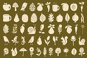 Autumnfolk: 150 Silhouette Pack, an Object Illustration by Veyla (Thumbnail 4 of 17)
