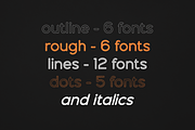 Dense creative typeface - 59 fonts, a Sans Serif Font by VP Fonts (Thumbnail 14 of 16)