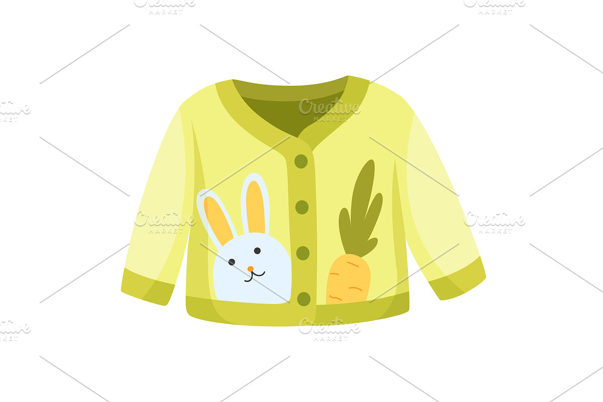 Cozy bunny sweater, Knit child, a Food Illustration by the8monkey