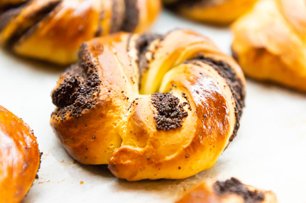 Buns rolls in bread bakery, a Food & Drink Photo by Vapi