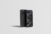 iPhone 16 Pro Max Mockups, an iPhone Mockup by Lxadesign (Thumbnail 10 of 14)