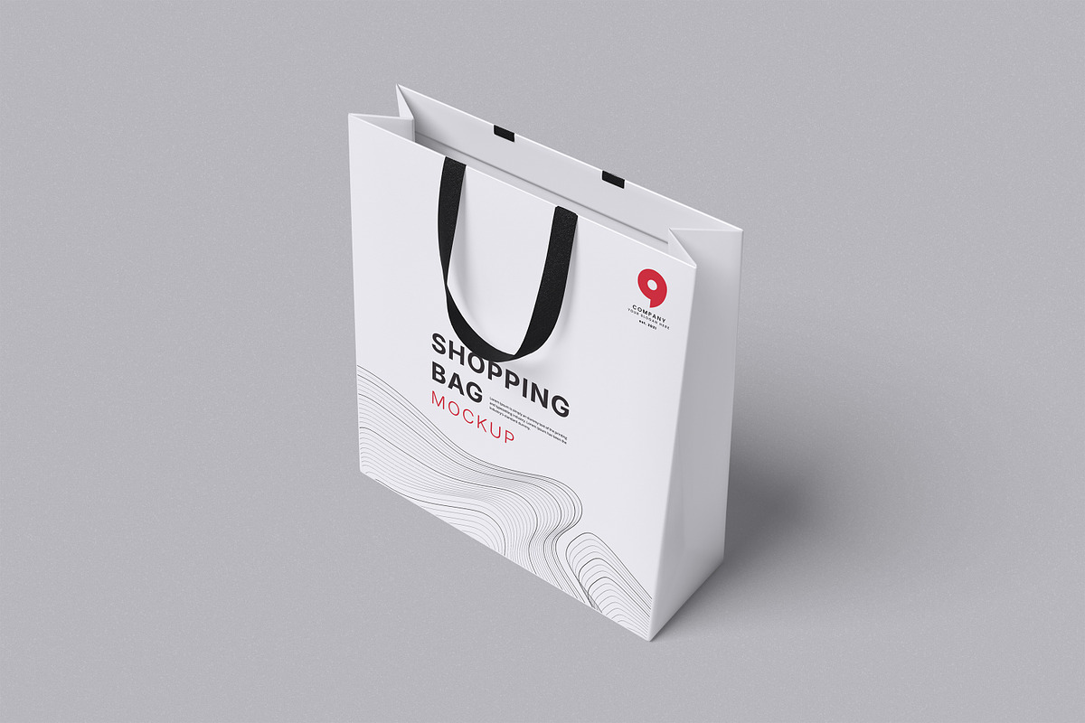 Shopping Bag Moockup, a Packaging Mockup by Afif_studio (Photo 5 of 5)