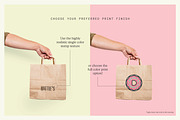 Kraft Paper Carry Bag mockup, a Packaging Mockup by mockstar (Thumbnail 4 of 7)